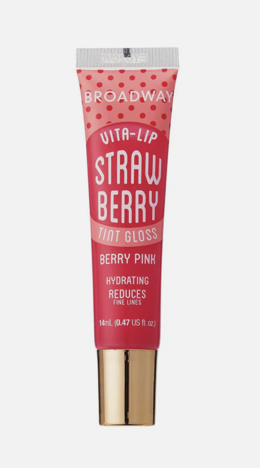 Broadway Vita-Lip Strawberry Tint Gloss