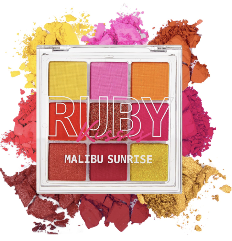 Ruby Kisses Malibu Sunrise Eyeshadow Palette